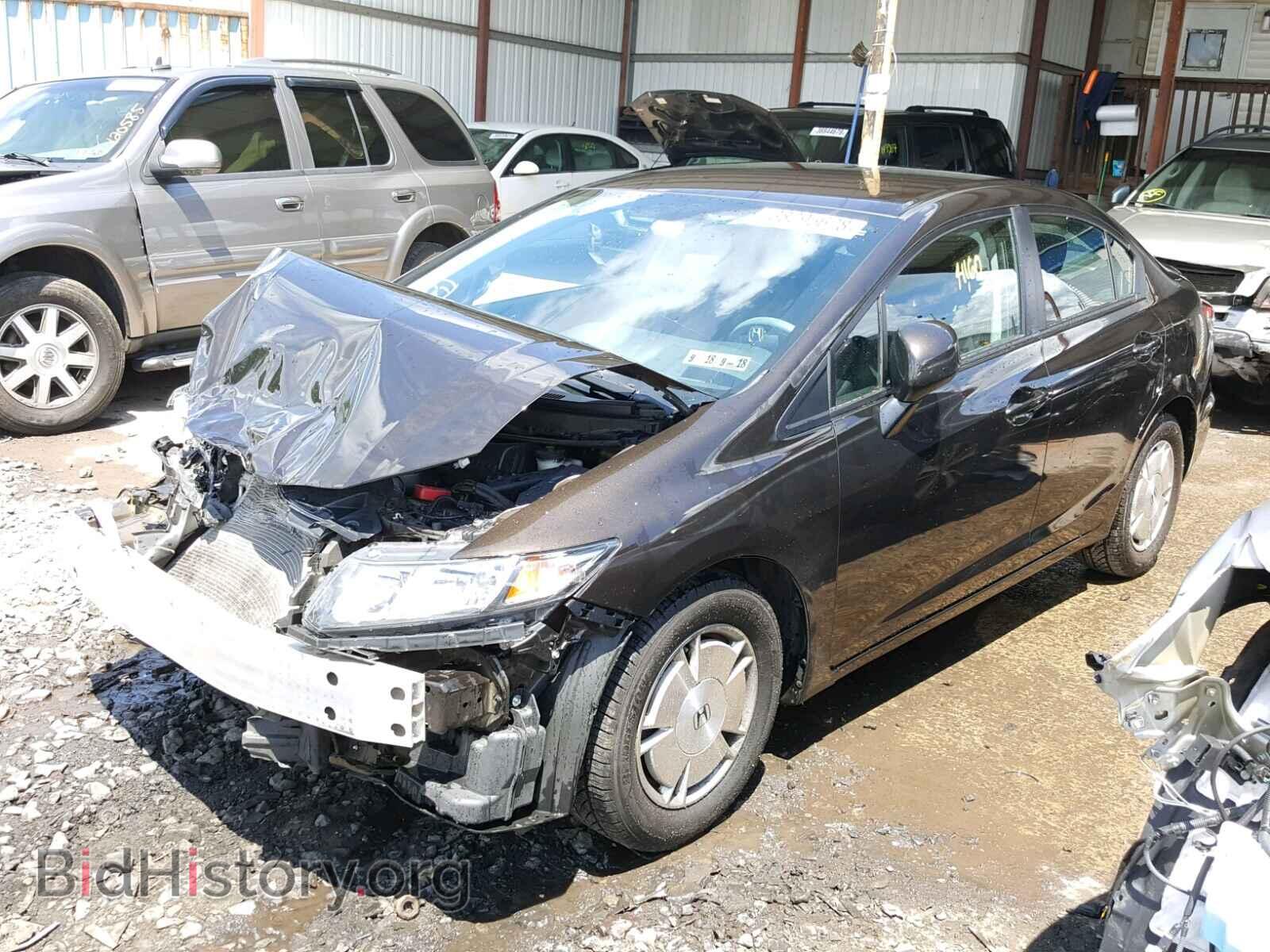2013 HONDA CIVIC - VIN: 2HGFB2F69DH550263 - Фото 2