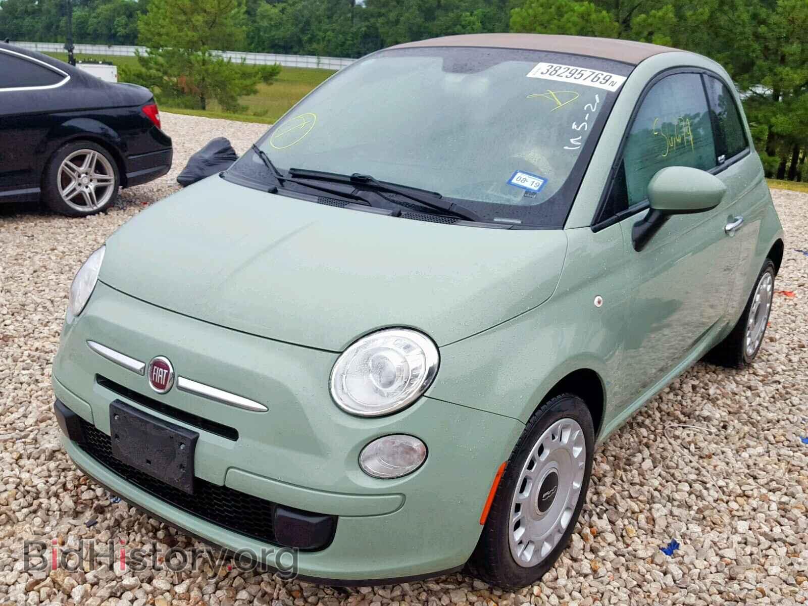 2012 FIAT 500 - VIN: 3C3CFFDR8CT382779 - Фото 2