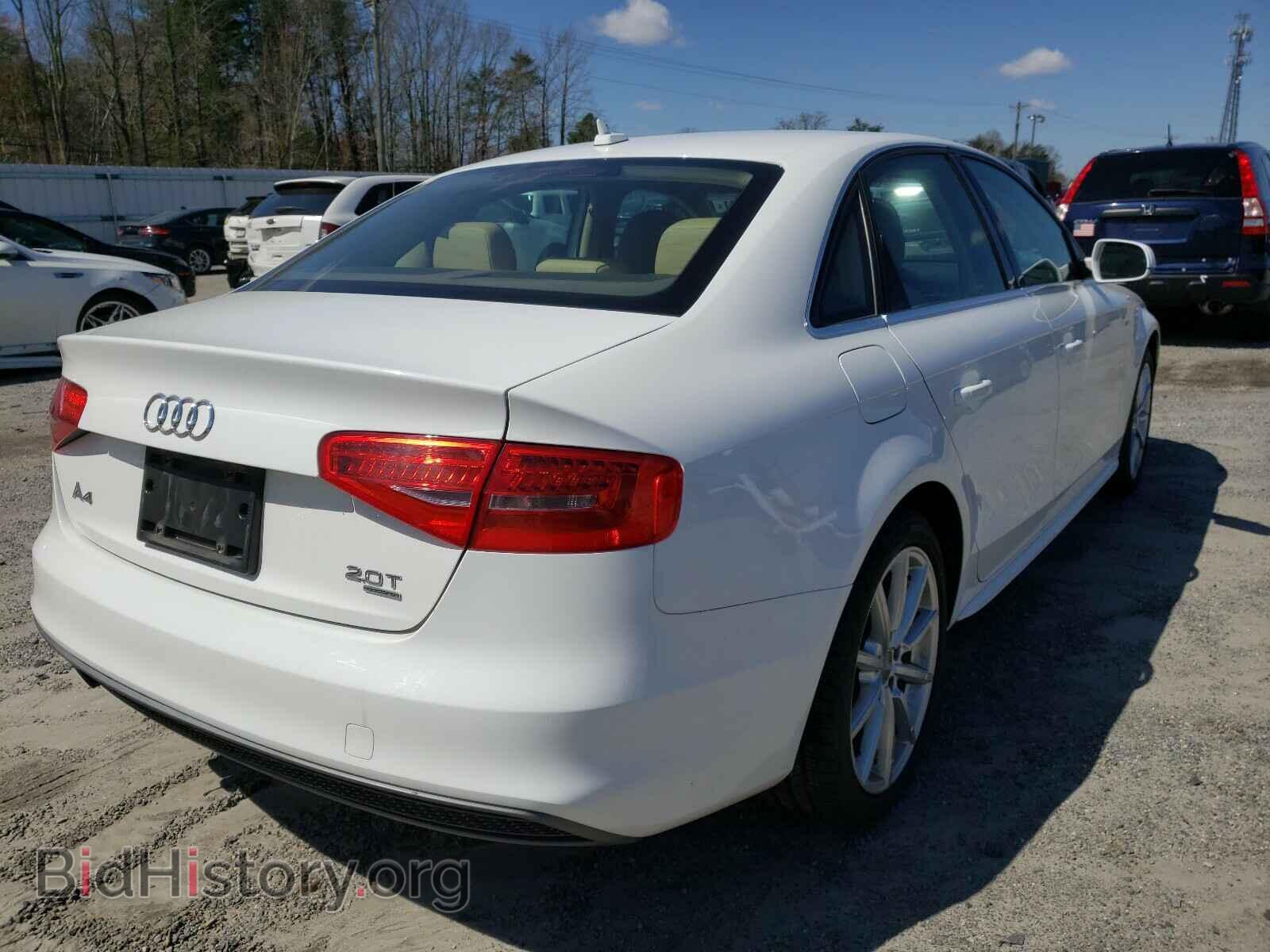 2014 AUDI A4 - VIN: WAUFFAFL5EN011017 - Фото 4