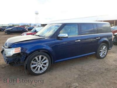 2012 Ford FLEX Flex Limit, blue — VIN 2FMGK5DC2CBD15455, Copart