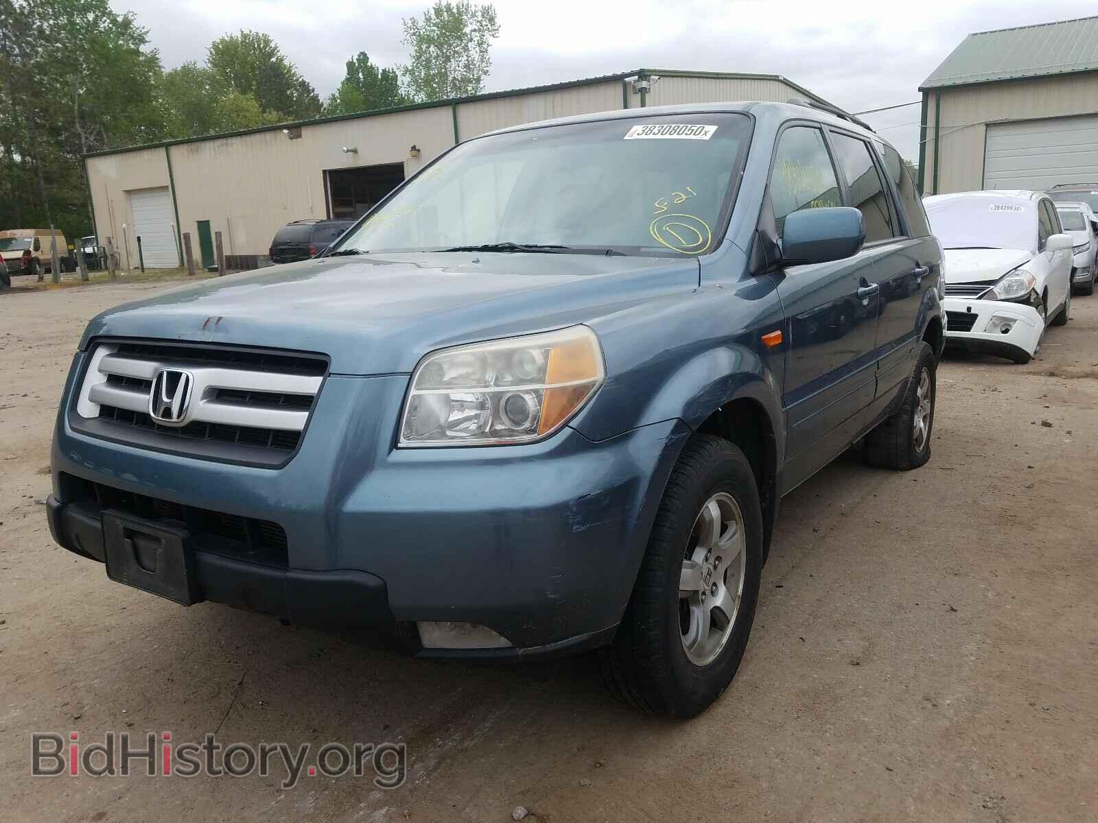 2006 HONDA PILOT - VIN: 2HKYF18646H559532 - Фото 2