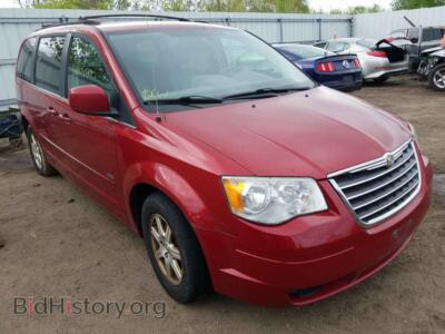 2008 Chrysler MINIVAN Town & COU, красный — VIN 2A8HR54P78R699733, Copart
