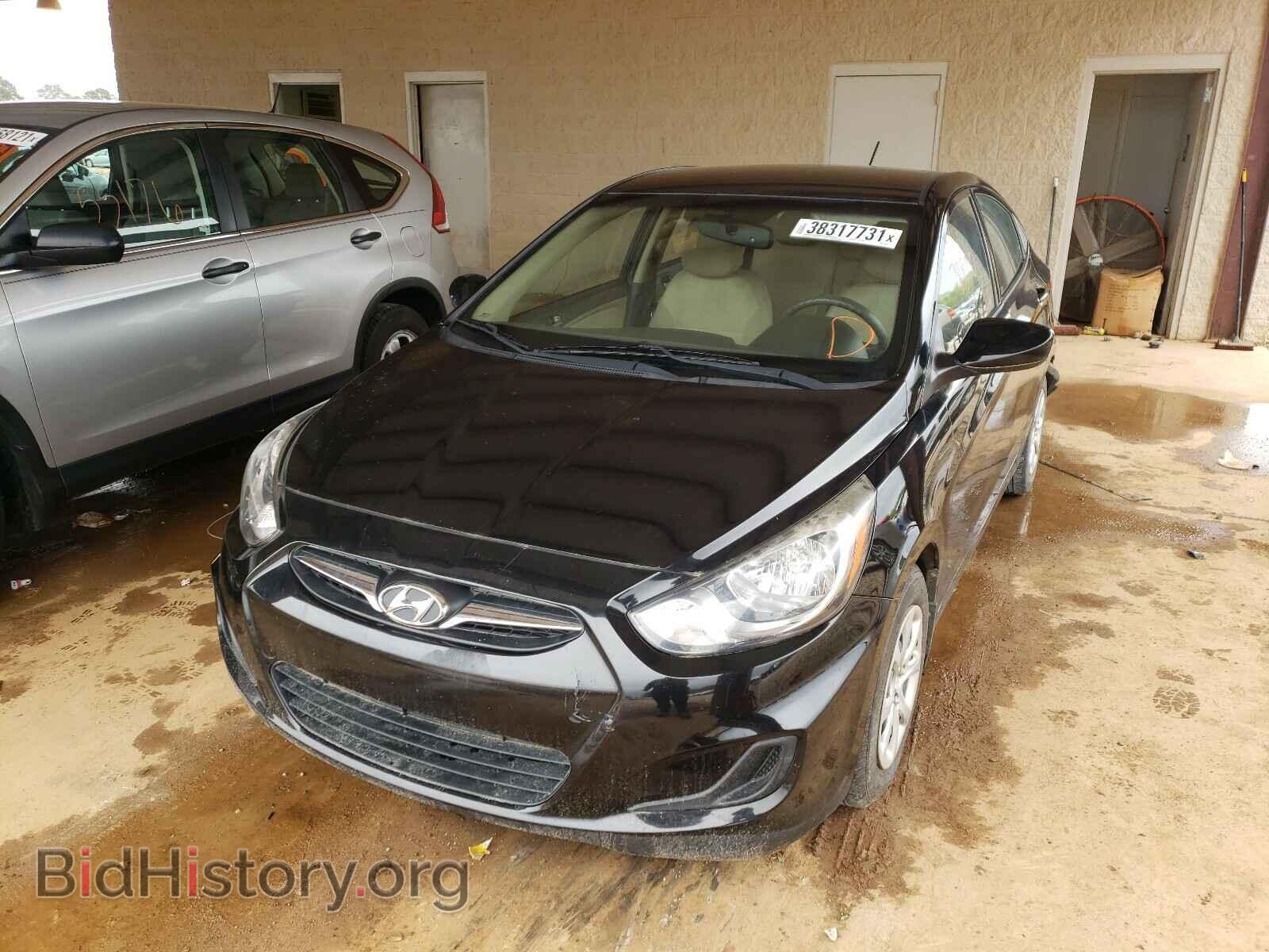 2013 HYUNDAI ACCENT - VIN: KMHCT4AE0DU397497 - Фото 2