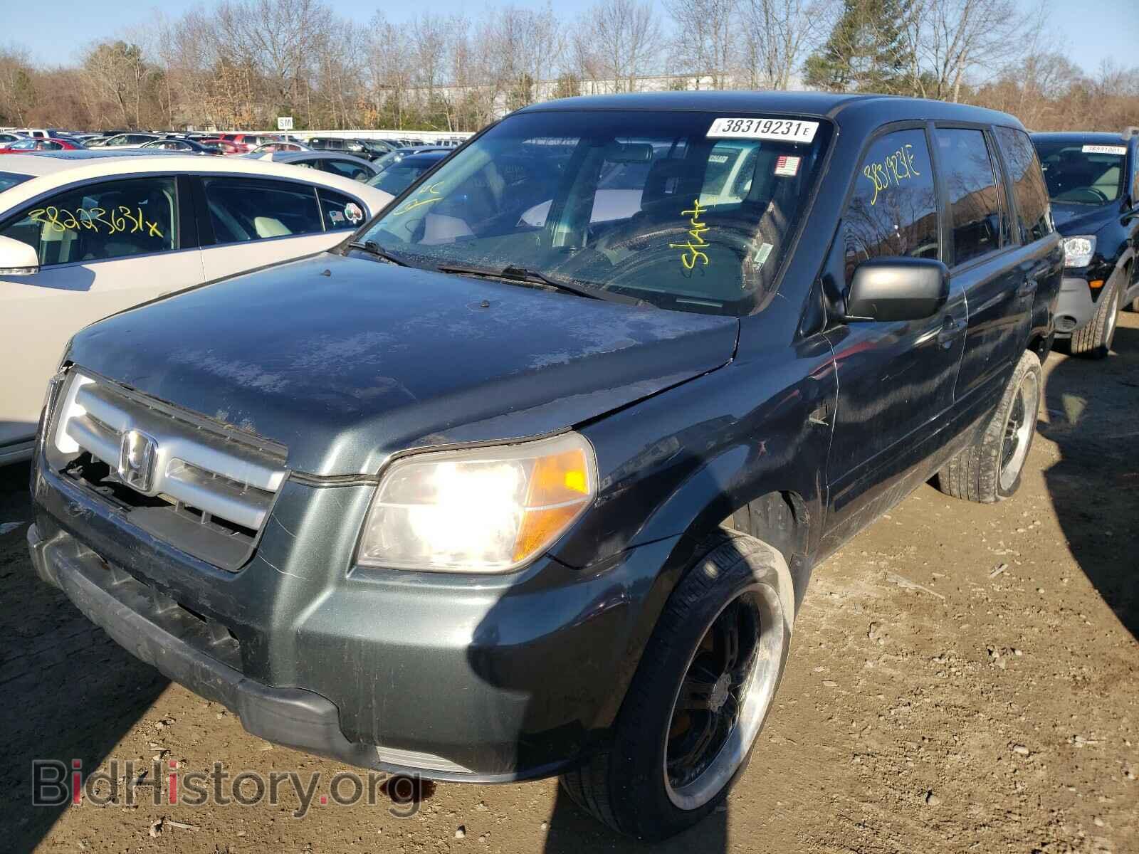 2006 HONDA PILOT - VIN: 2HKYF18126H514321 - Фото 2