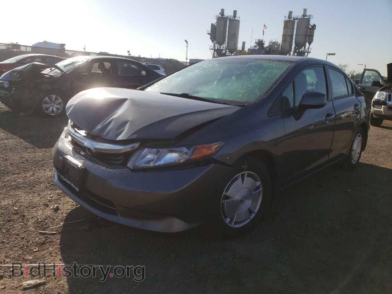 2012 HONDA CIVIC - VIN: 2HGFB2F66CH551420 - Фото 2