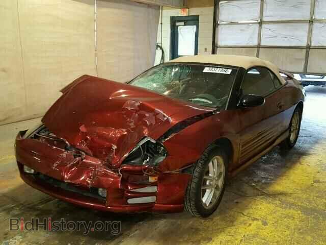 2001 MITSUBISHI ECLIPSE - VIN: 4A3AE55H41E003910 - Фото 2