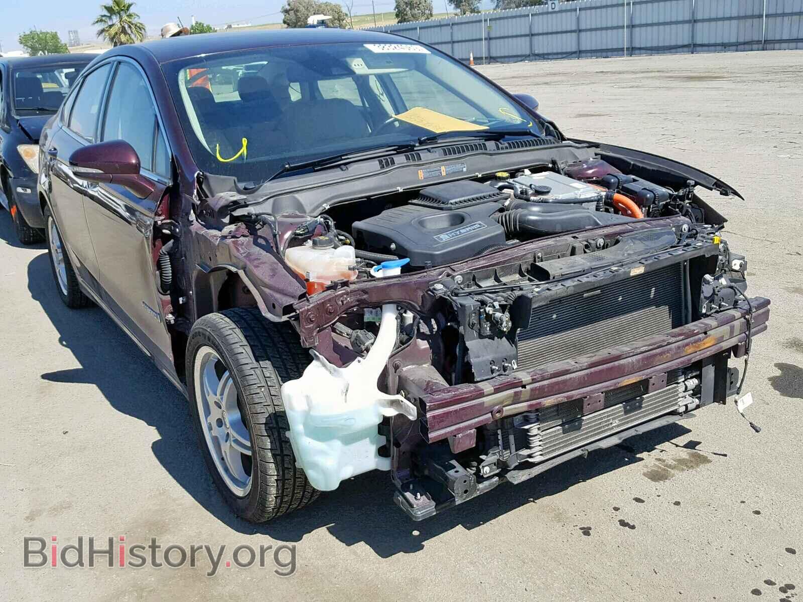 Photo 3FA6P0LU5DR242573 - FORD FUSION SE 2013