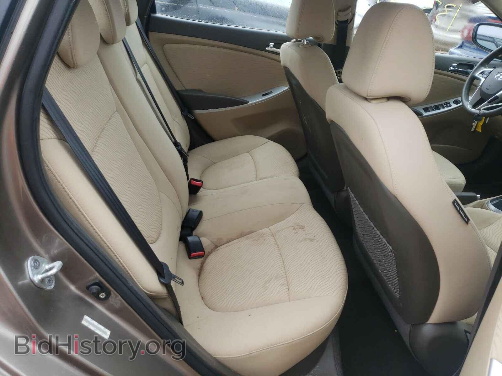2012 HYUNDAI ACCENT - VIN: KMHCU4AEXCU036645 - Фото 6