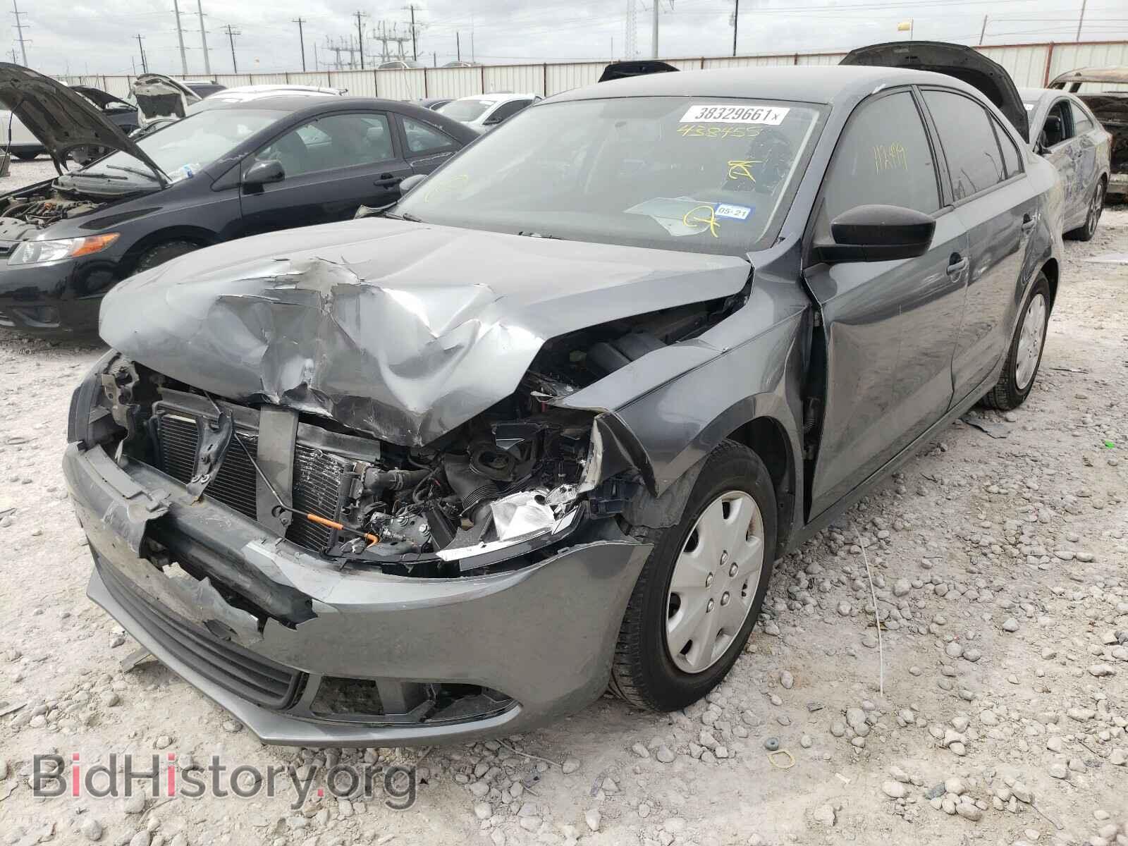 2014 VOLKSWAGEN JETTA - VIN: 3VW1K7AJ4EM438455 - Фото 2