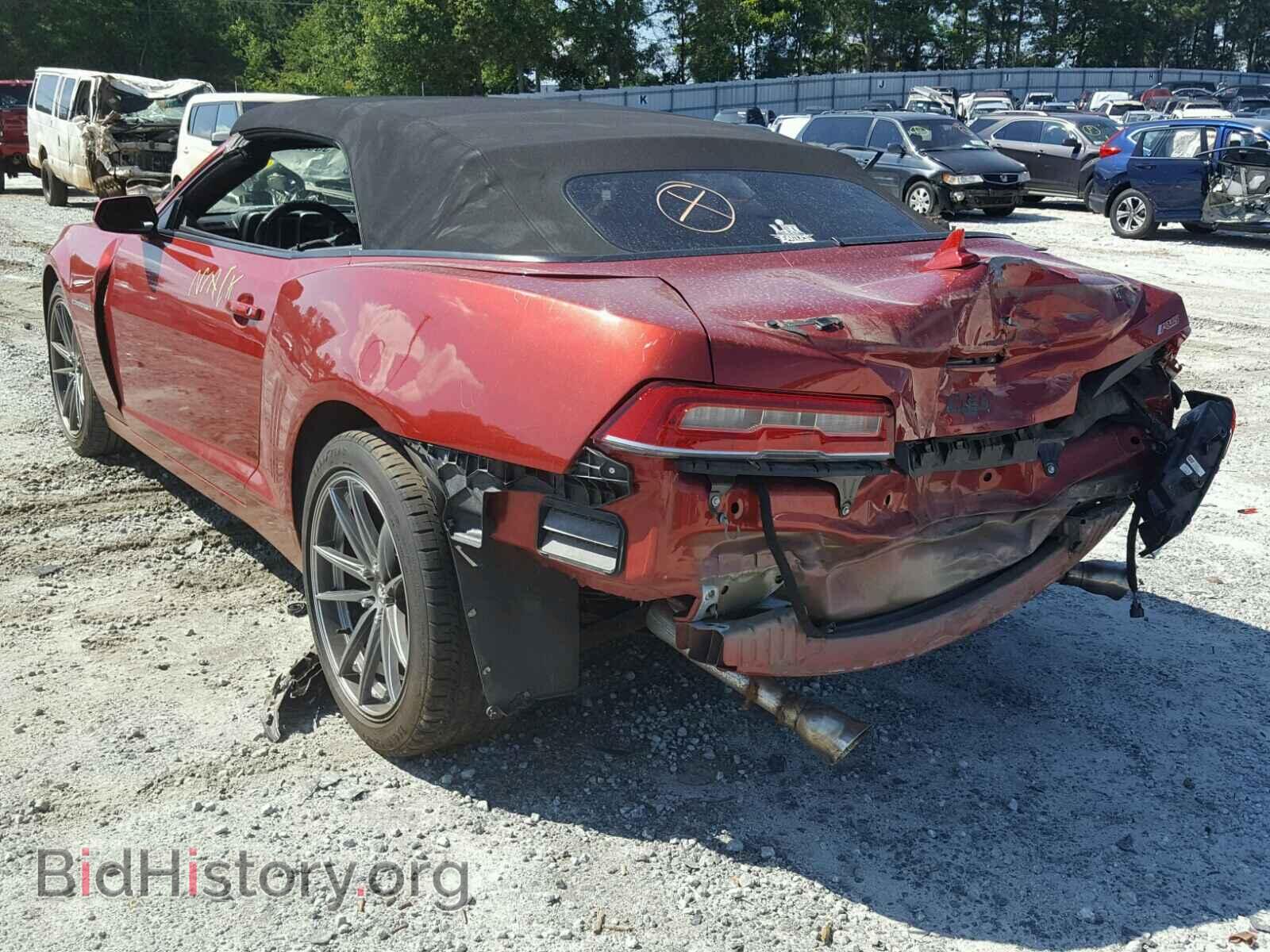 2014 CHEVROLET CAMARO - VIN: 2G1FC3D32E9321079 - Фото 3