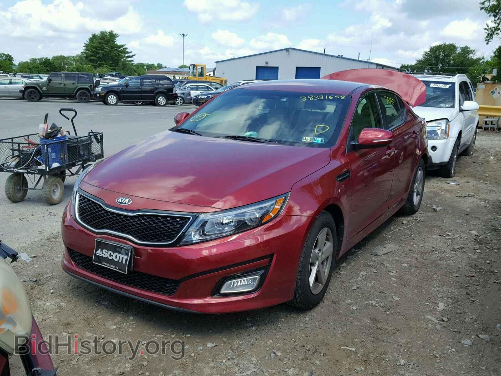 2015 KIA OPTIMA - VIN: 5XXGM4A73FG371148 - Фото 2