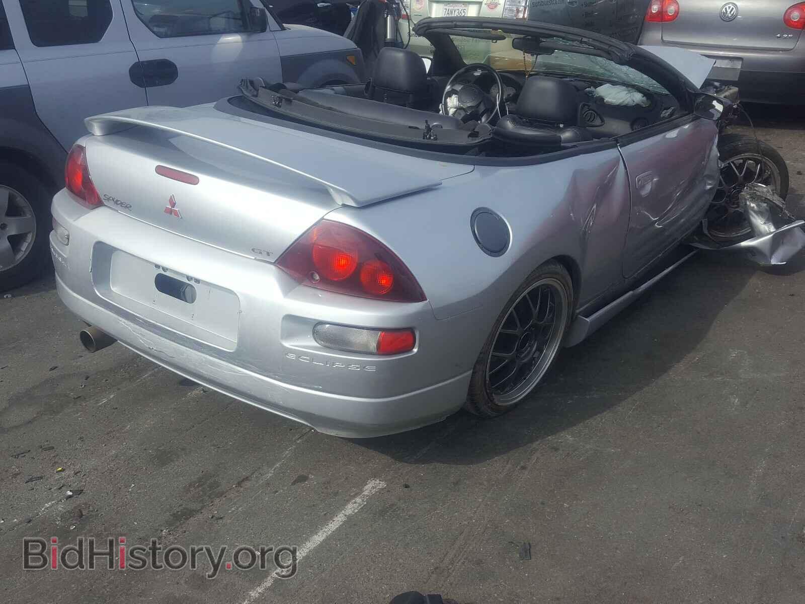 2001 MITSUBISHI ECLIPSE - VIN: 4A3AE85H21E077439 - Фото 4
