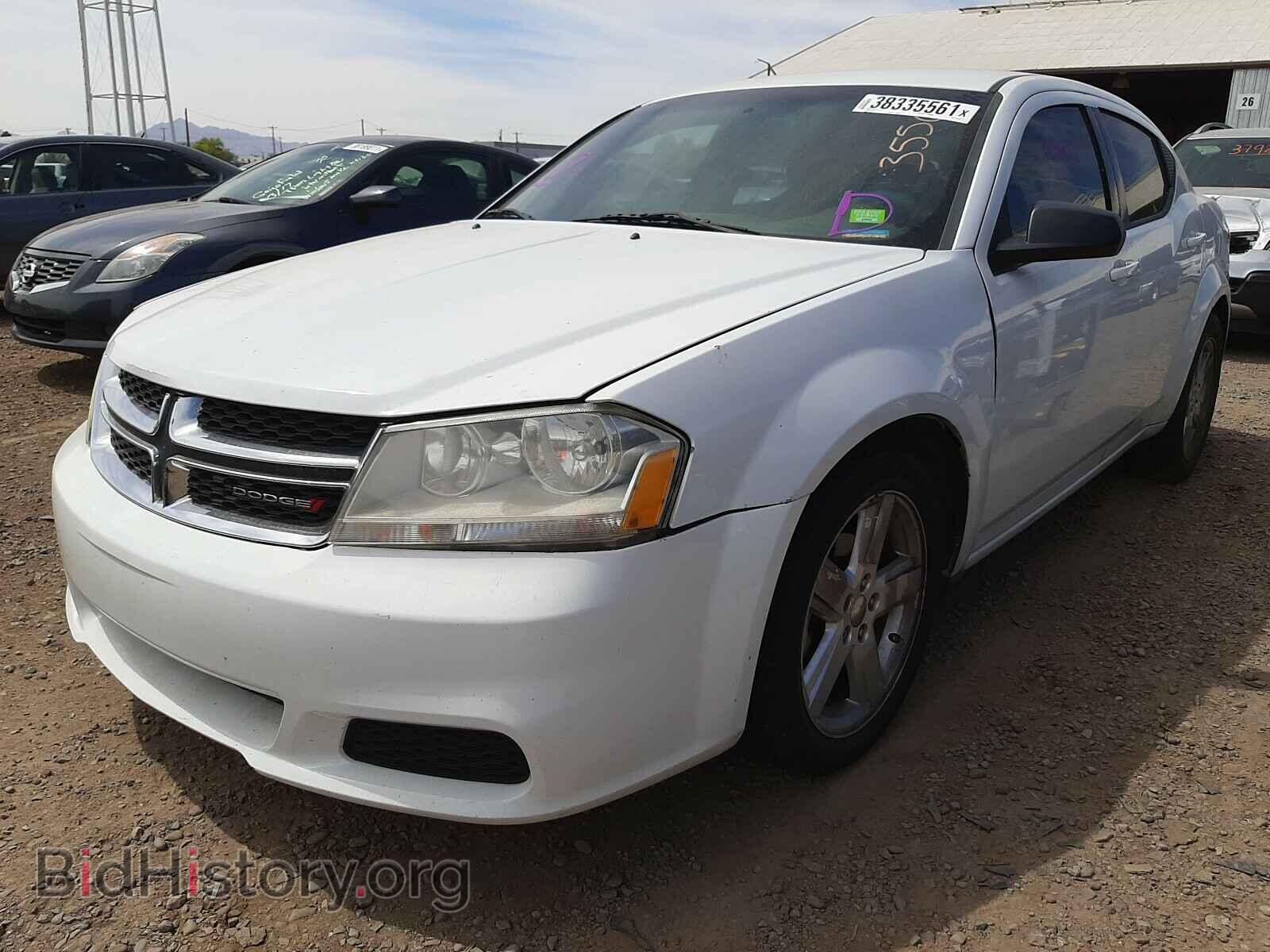 2013 DODGE AVENGER - VIN: 1C3CDZABXDN537719 - Фото 2