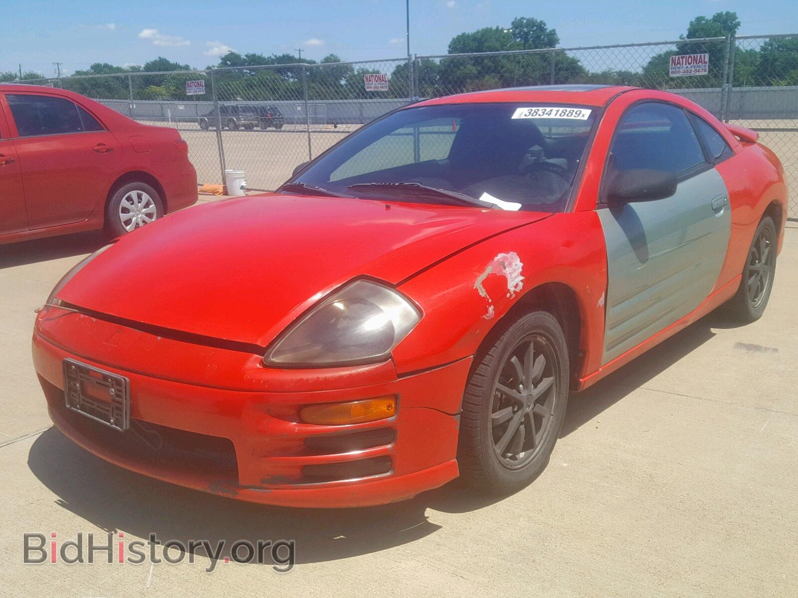 2001 MITSUBISHI ECLIPSE - VIN: 4A3AC44G01E112857 - Фото 2