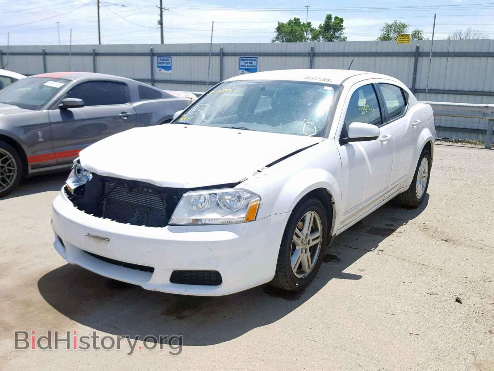 2012 DODGE AVENGER - VIN: 1C3CDZCB1CN156272 - Фото 2