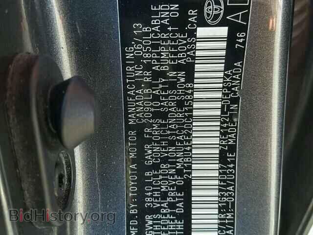 2013 TOYOTA COROLLA - VIN: 2T1BU4EE2DC115848 - Фото 10