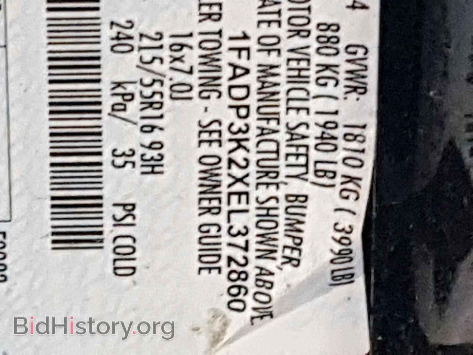 2014 FORD FOCUS - VIN: 1FADP3K2XEL372860 - Photo 10