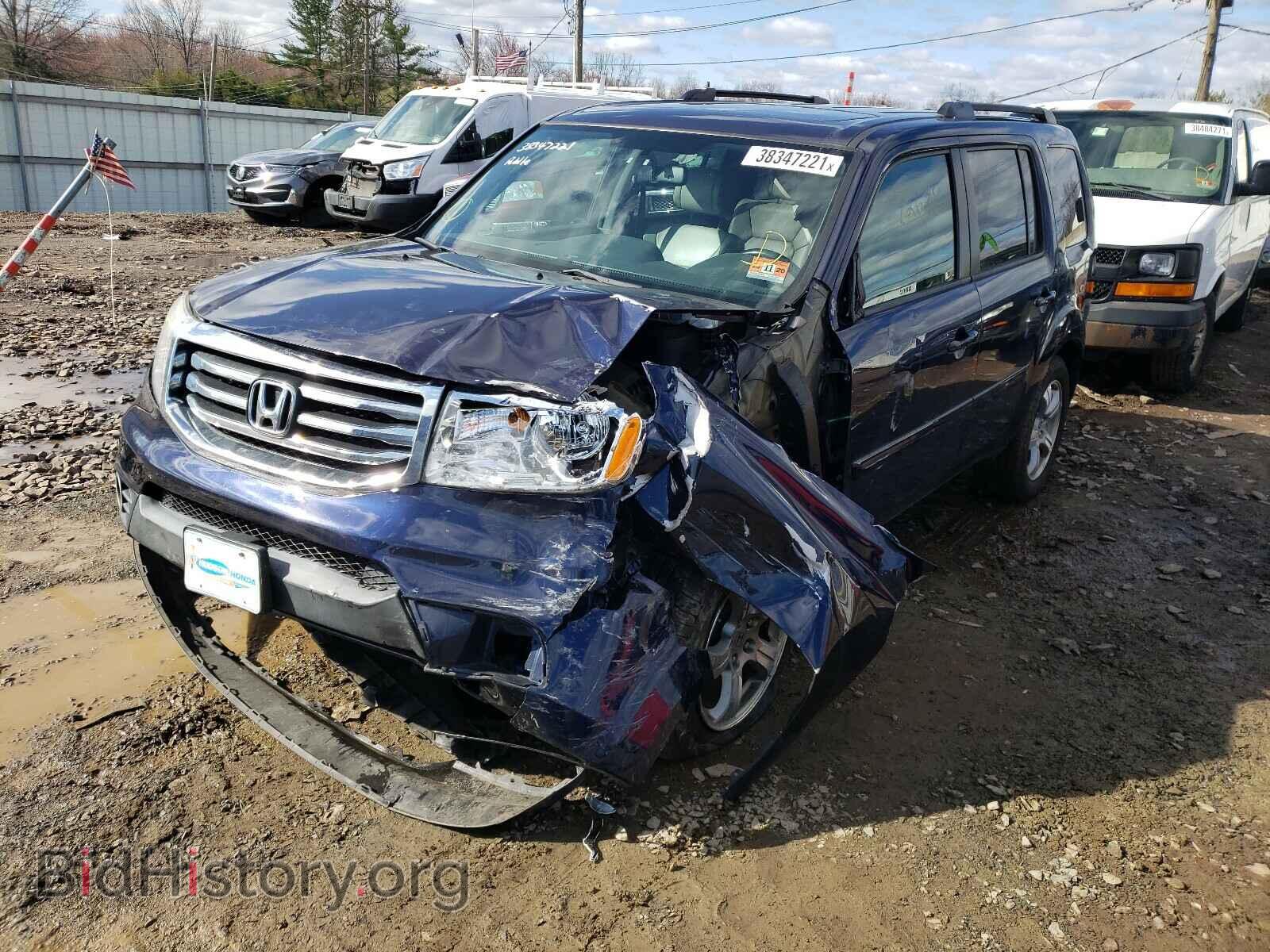 2014 HONDA PILOT - VIN: 5FNYF4H55EB007737 - Фото 2