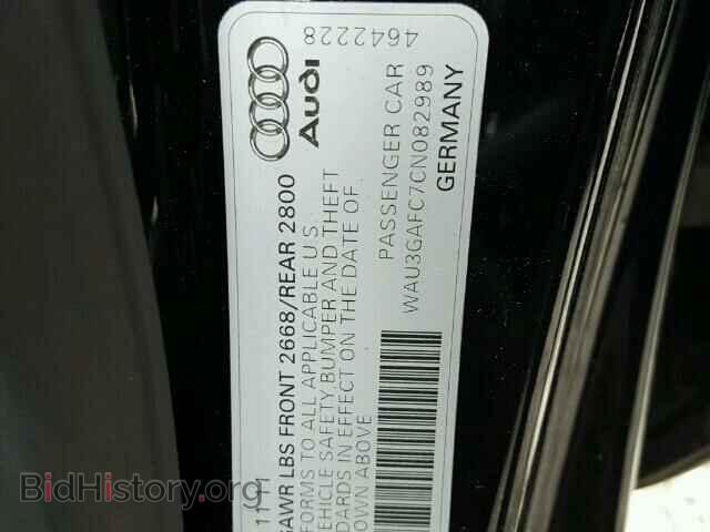 2012 AUDI A7 - VIN: WAU3GAFC7CN082989 - Фото 10