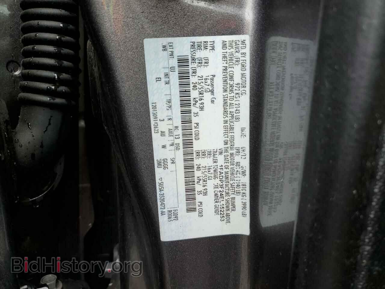 2014 FORD FOCUS - VIN: 1FADP3F24EL152253 - Фото 13