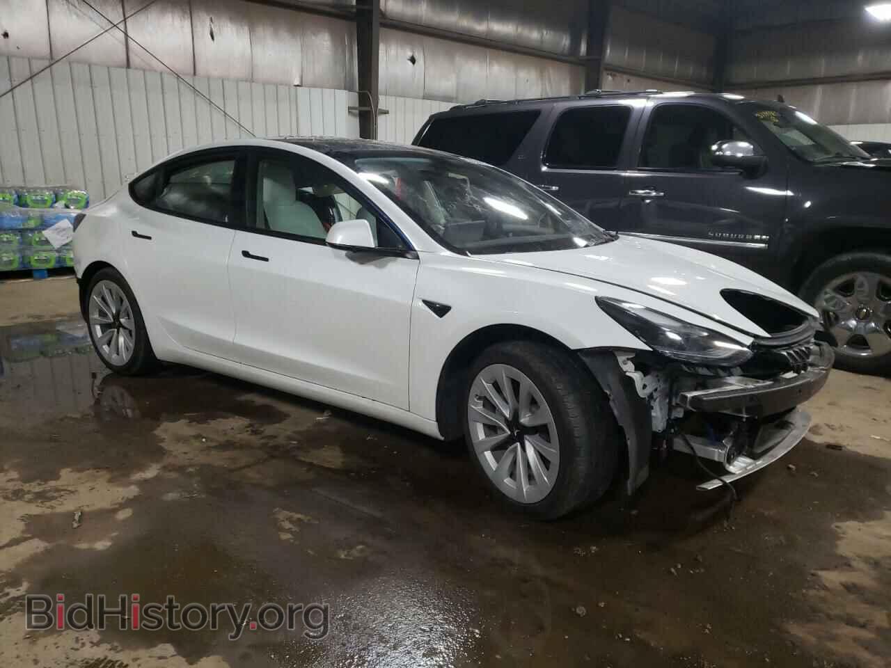 2022 TESLA MODEL 3 - VIN: 5YJ3E1EB4NF196693 - Фото 4