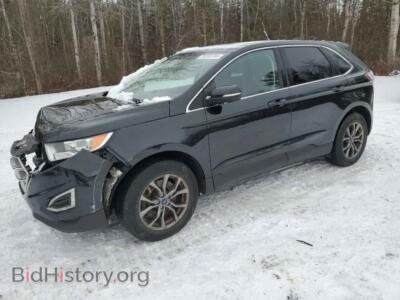 2015 Ford EDGE SEL, black — VIN 2FMTK4J80FBB97824, Copart