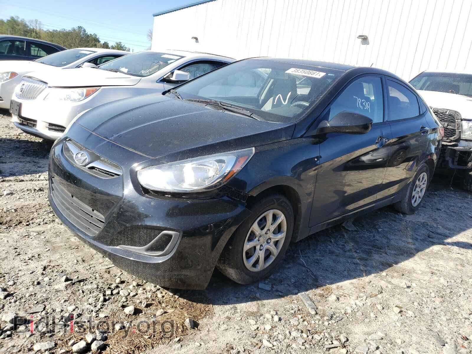 2013 HYUNDAI ACCENT - VIN: KMHCT4AE1DU489380 - Фото 2