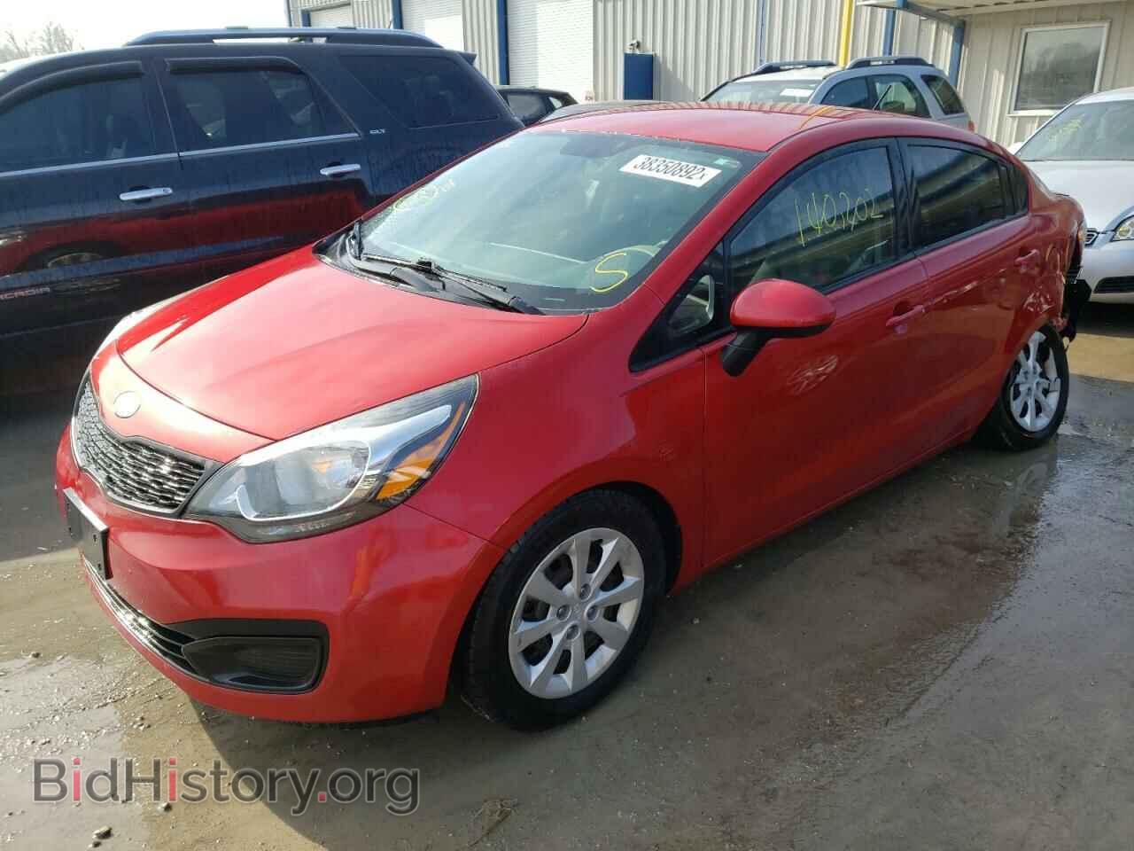 2014 KIA RIO - VIN: KNADM4A37E6327194 - Фото 2