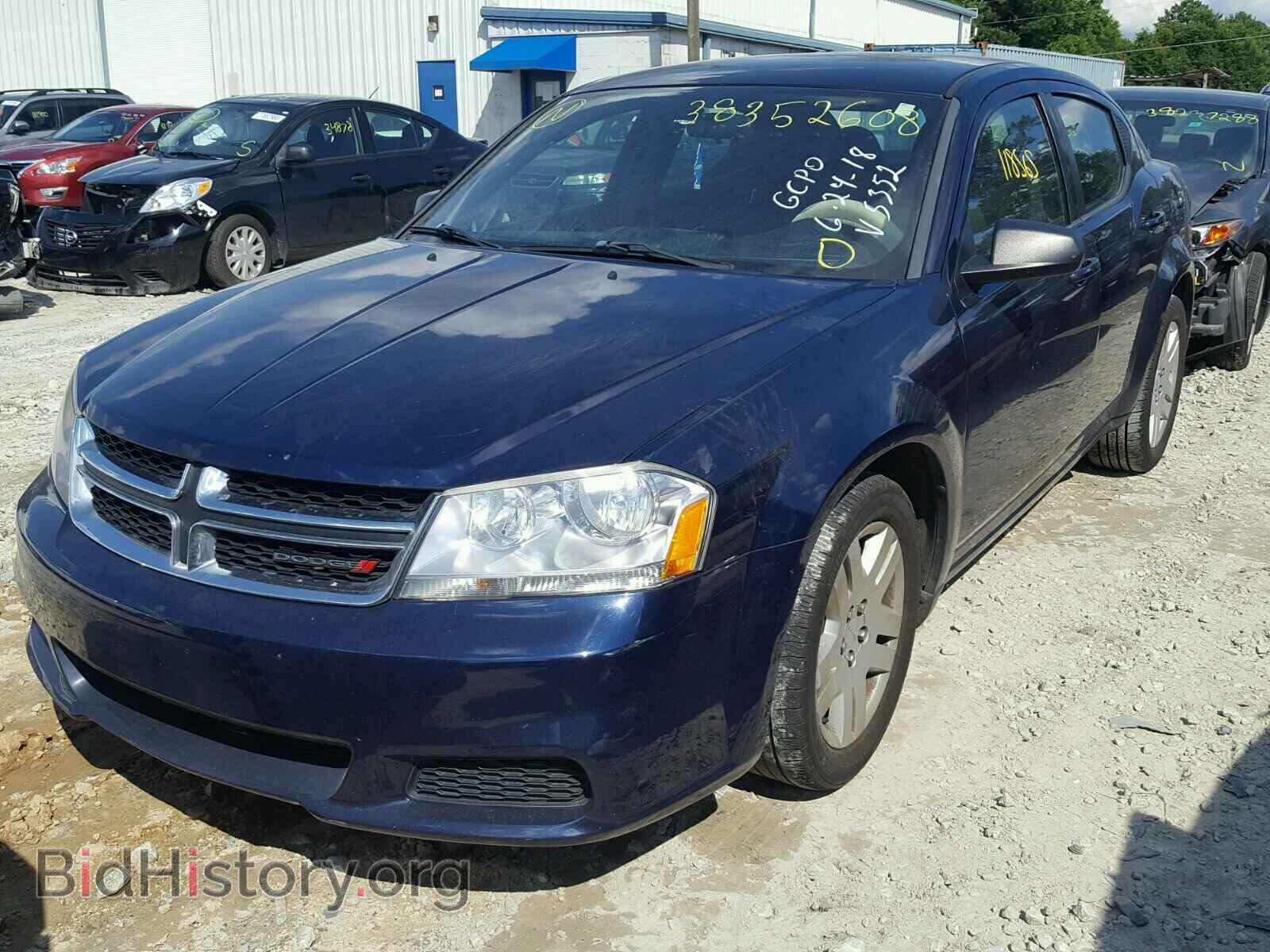 2014 DODGE AVENGER - VIN: 1C3CDZAB0EN105352 - Фото 2