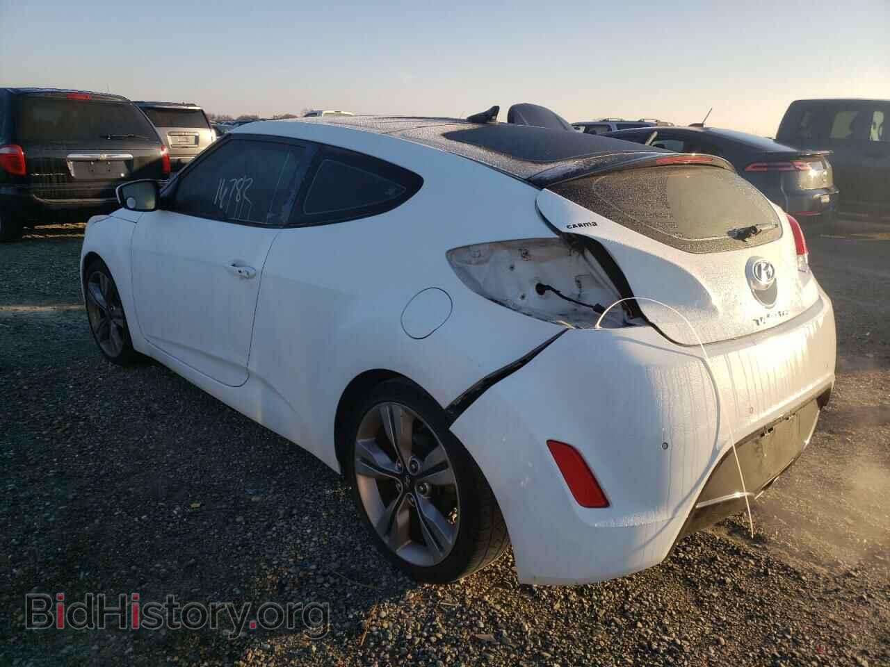 2012 HYUNDAI VELOSTER - VIN: KMHTC6AD3CU070156 - Фото 2