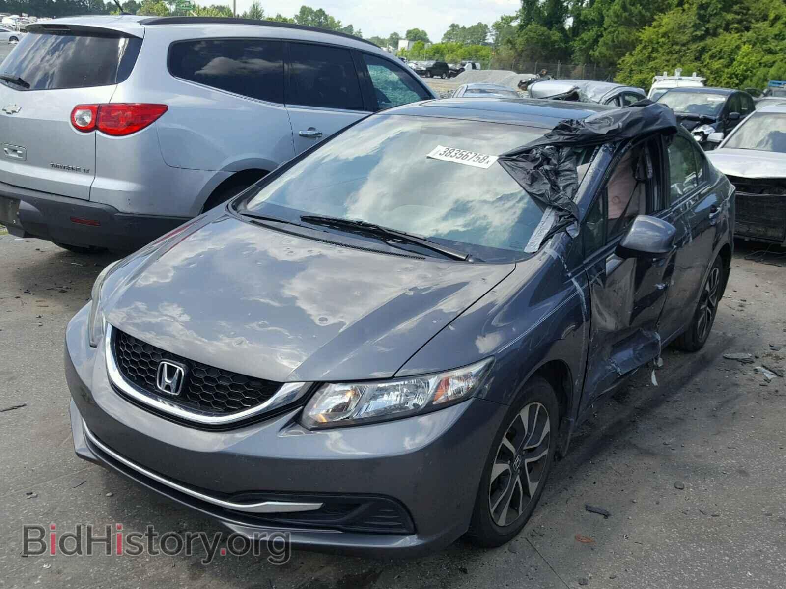 2013 HONDA CIVIC - VIN: 2HGFB2F80DH555501 - Фото 2