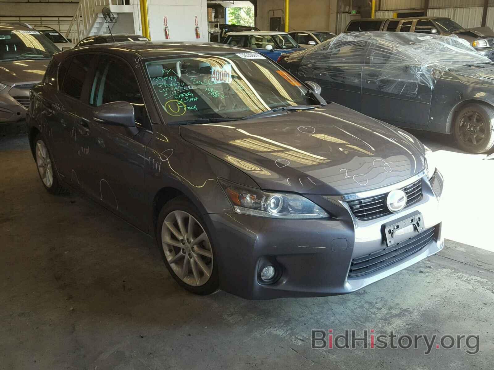 Photo JTHKD5BH3C2121111 - LEXUS CT 200 2012