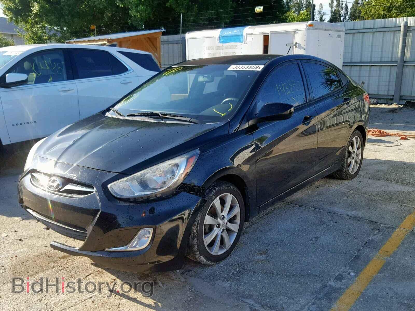 2012 HYUNDAI ACCENT - VIN: KMHCU4AE4CU266164 - Фото 2