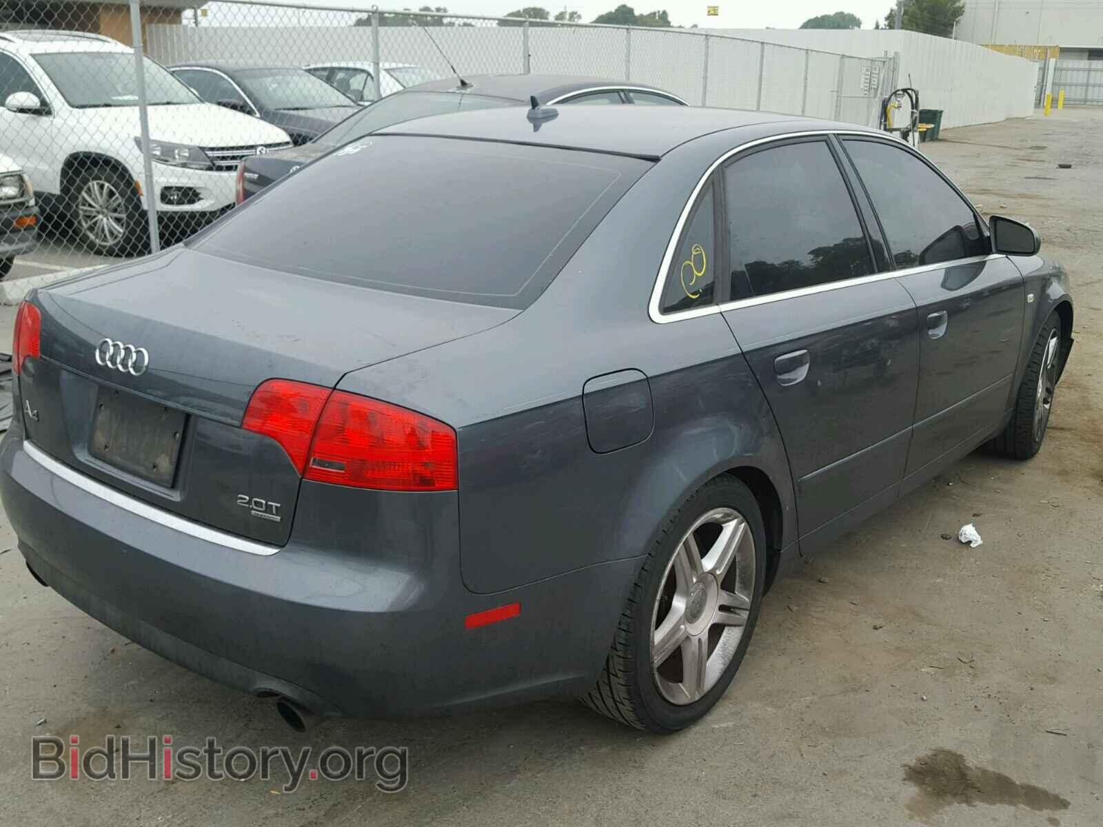 2007 AUDI A4 - VIN: WAUDF78E67A101795 - Фото 4