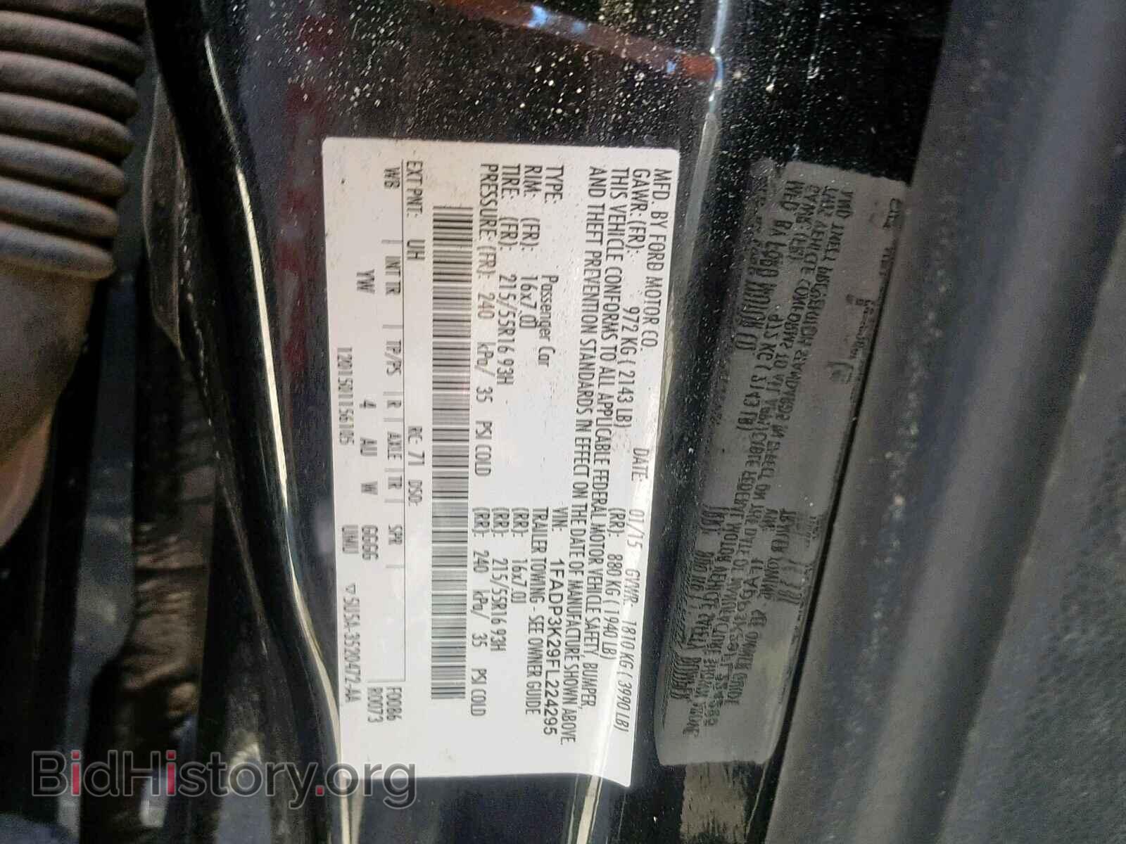 2015 FORD FOCUS SE - VIN: 1FADP3K29FL224295 - Фото 10