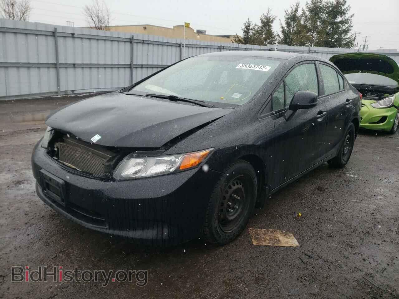 2012 HONDA CIVIC - VIN: 2HGFB2F47CH106148 - Фото 2