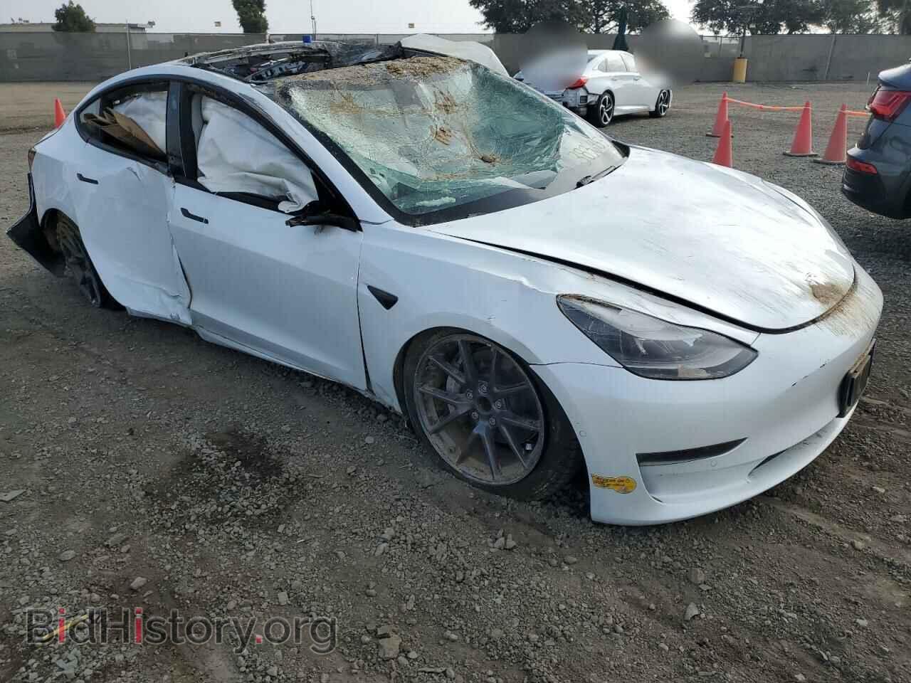 2021 TESLA MODEL 3 - VIN: 5YJ3E1EA4MF022080 - Фото 4
