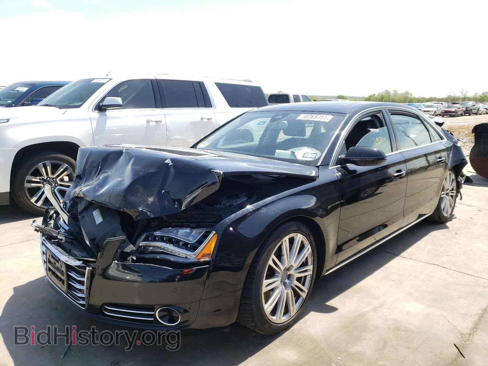 2014 AUDI A8 - VIN: WAUR2AFD4EN003346 - Фото 2