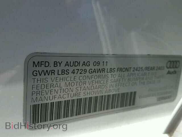 2012 AUDI A4 - VIN: WAUAFAFL3CN009497 - Photo 10