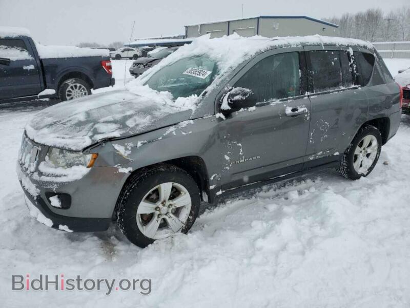 2012 Jeep COMPASS Latitude (VIN 1C4NJCEB2CD685341) — photo 1 of 13, Copart, damage: front end