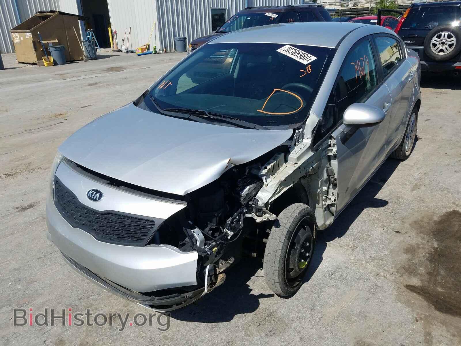 2015 KIA RIO - VIN: KNADM4A34F6441932 - Фото 2