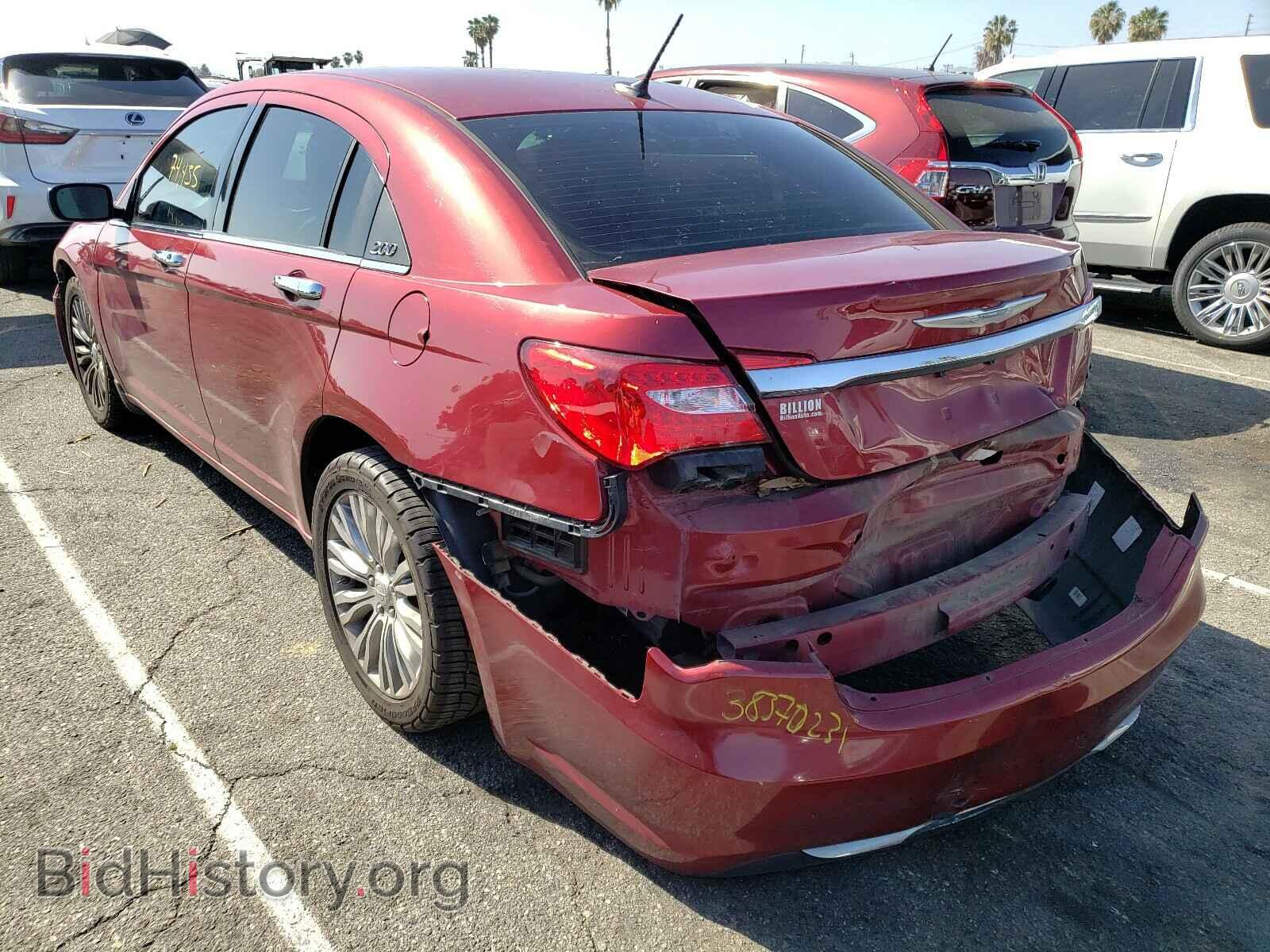 2012 CHRYSLER 200 - VIN: 1C3CCBCG0CN293192 - Фото 3
