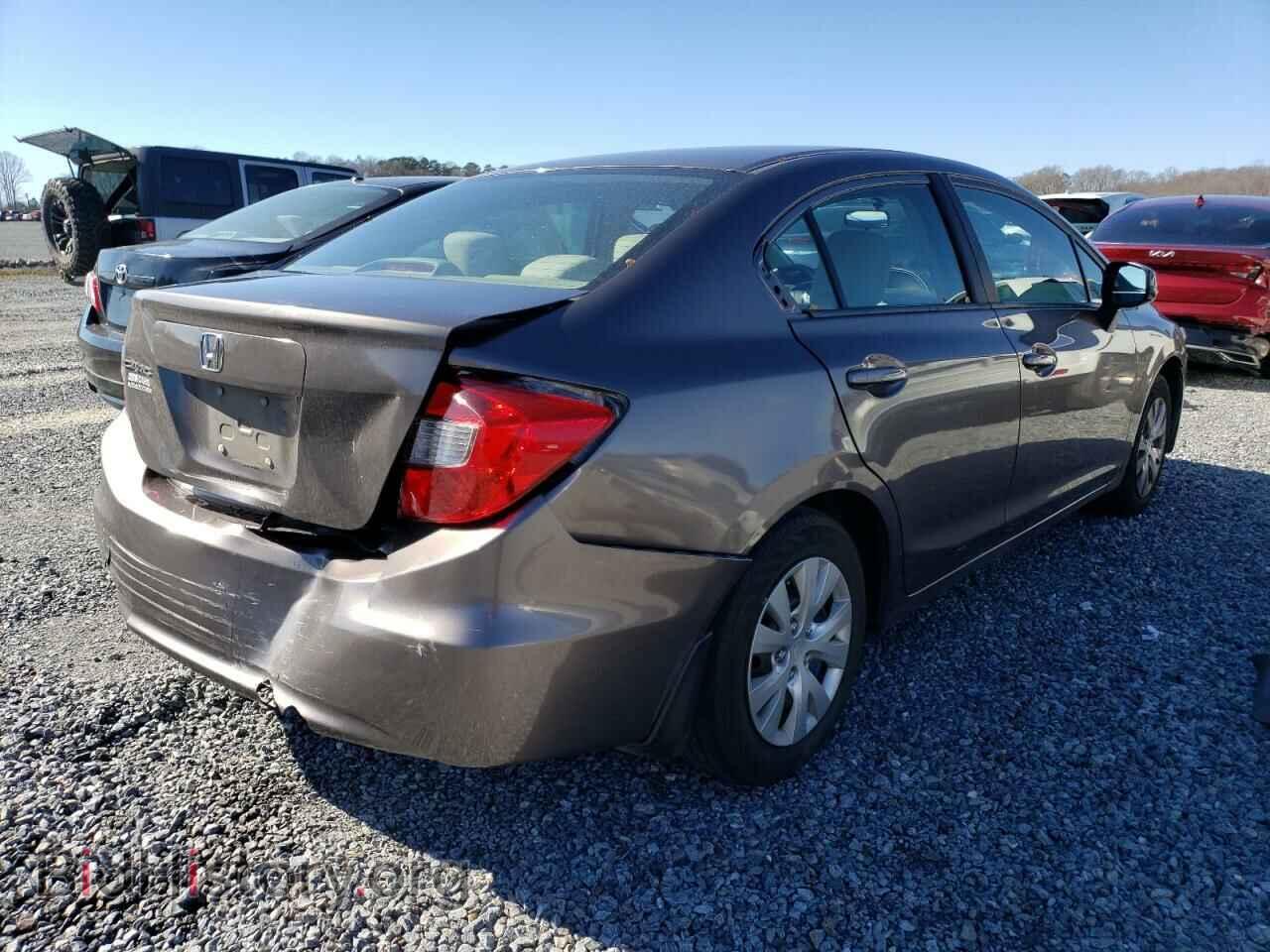 2012 HONDA CIVIC - VIN: 19XFB2F53CE011055 - Фото 3