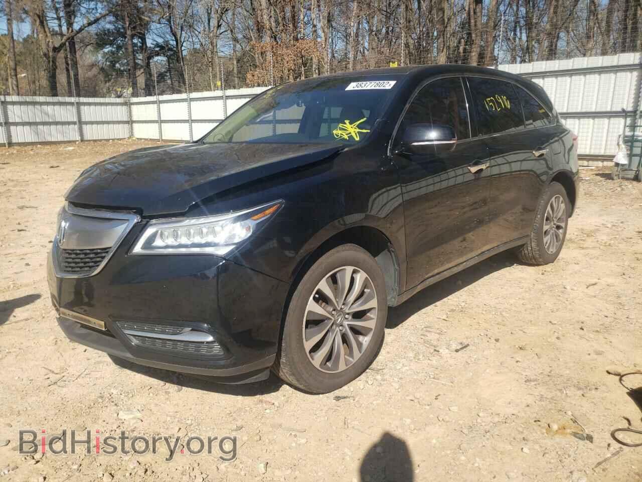 2014 ACURA MDX - VIN: 5FRYD4H42EB002698 - Фото 2