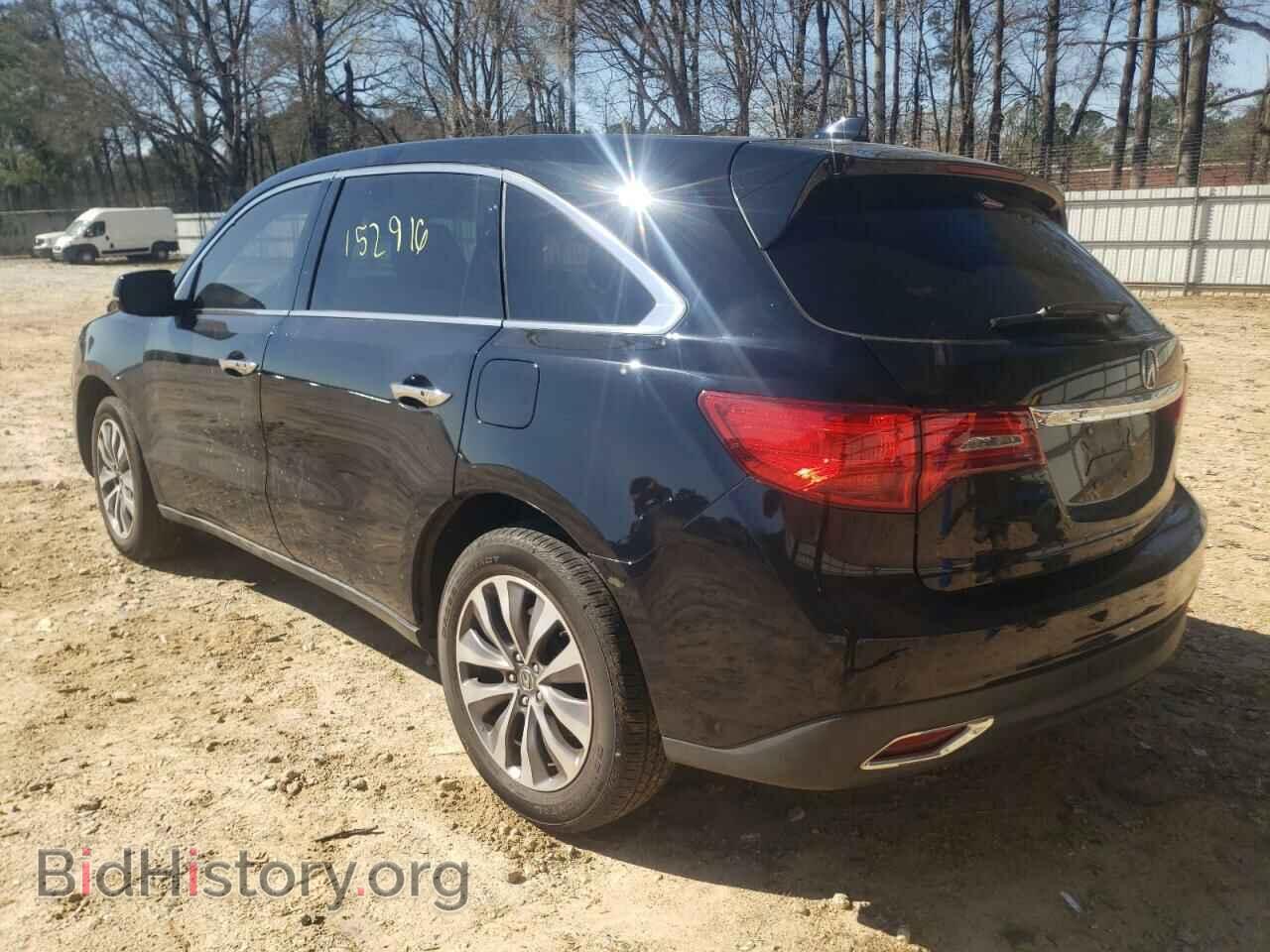 2014 ACURA MDX - VIN: 5FRYD4H42EB002698 - Фото 3