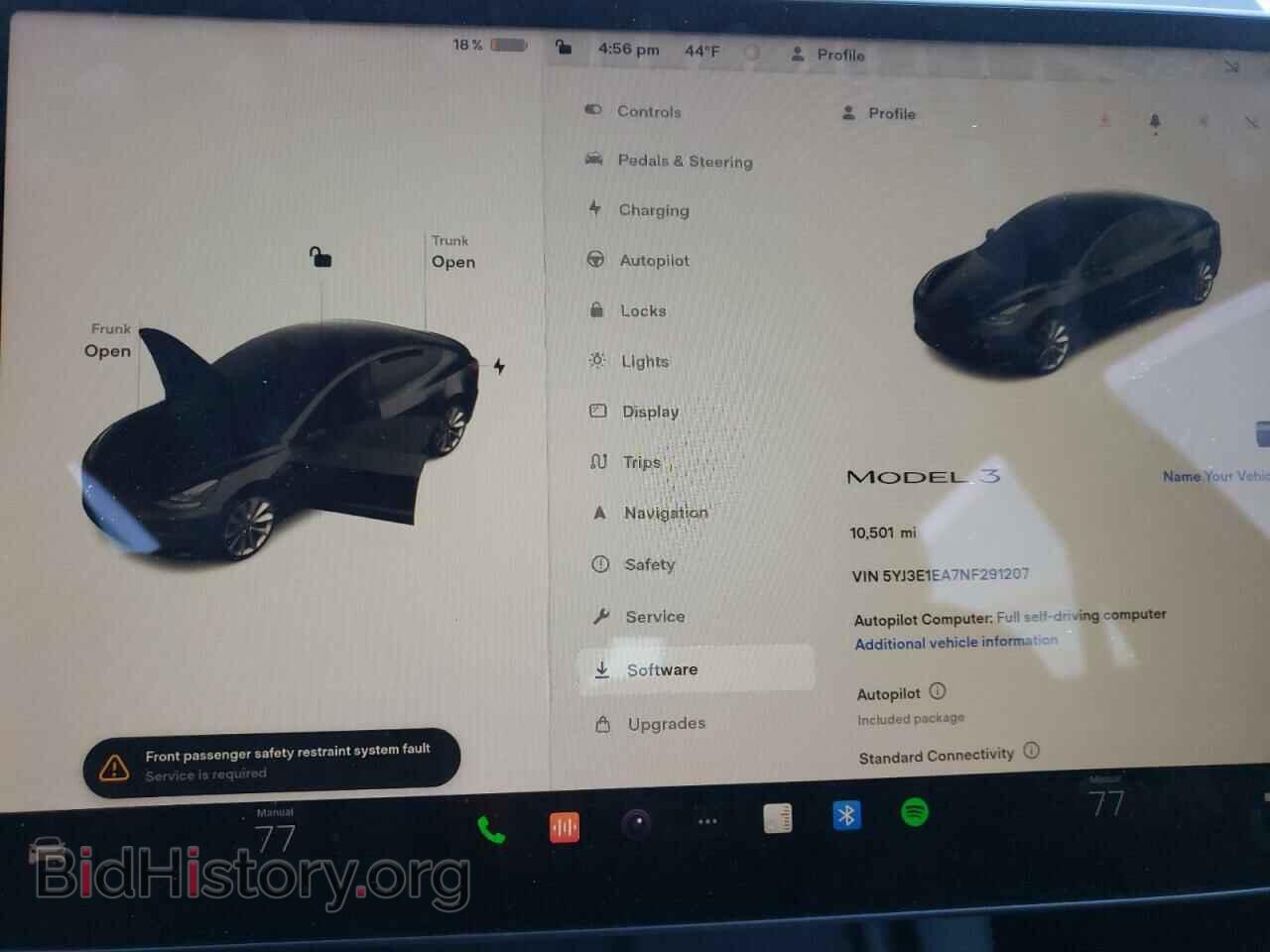 2022 TESLA MODEL 3 - VIN: 5YJ3E1EA7NF291207 - Photo 9