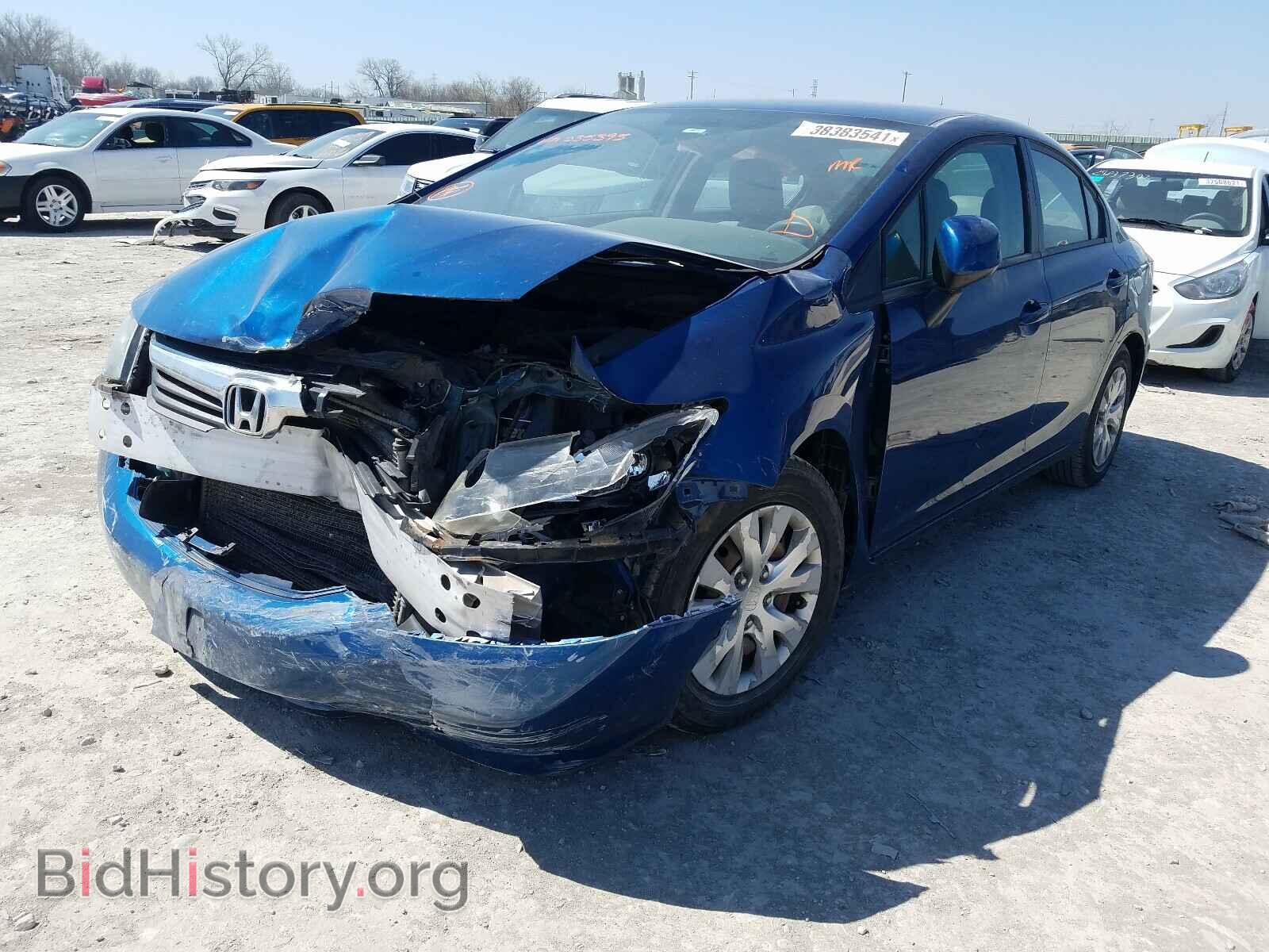 2012 HONDA CIVIC - VIN: 19XFB2F54CE035395 - Фото 2