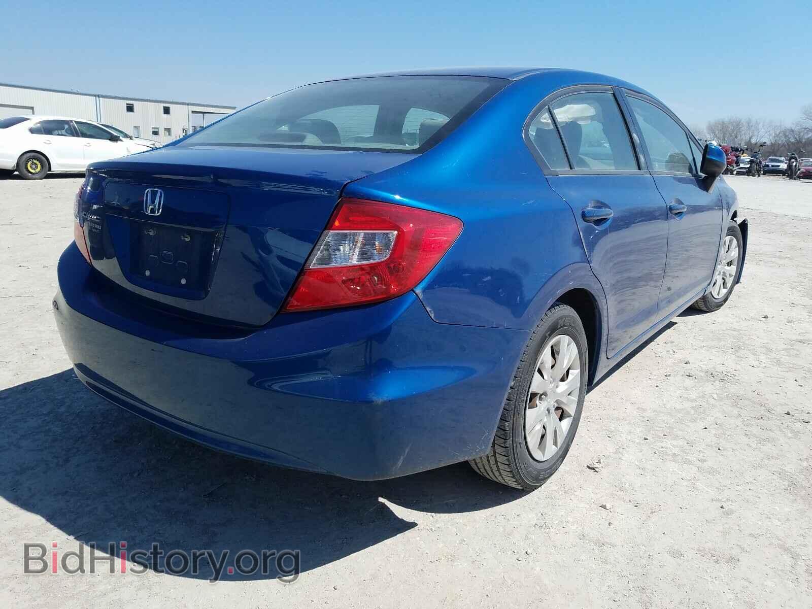 2012 HONDA CIVIC - VIN: 19XFB2F54CE035395 - Фото 4