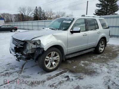 2010 Ford EXPLORER Limited, silver — VIN 1FMEU8F84AUB06933, Copart