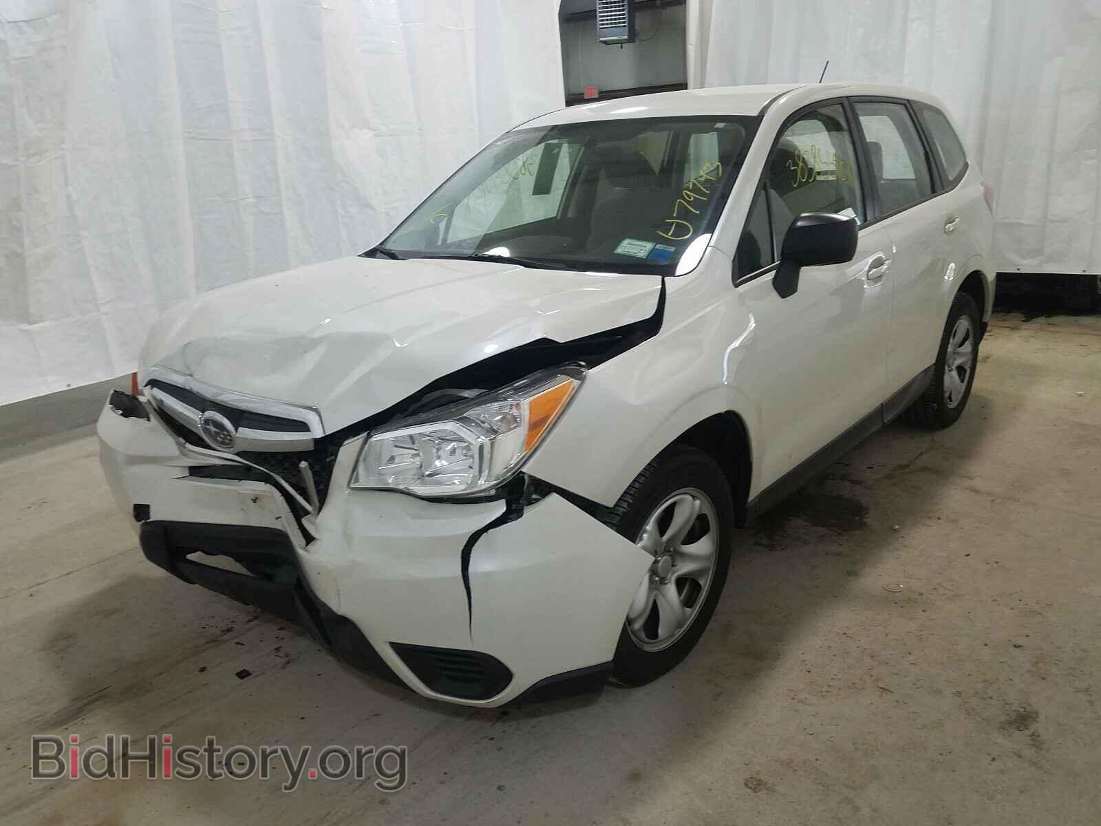 2015 SUBARU FORESTER - VIN: JF2SJAAC0FH584495 - Фото 2
